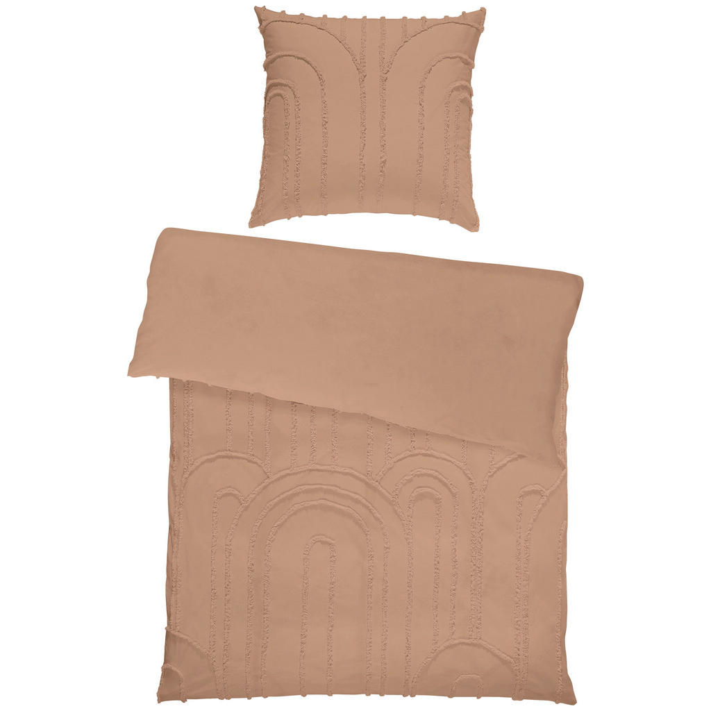 Ambiente POVLEČENÍ, renforcé, světle hnědá, 135/200 cm