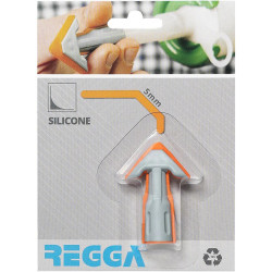 Aplikační špička na silikon Regga oranžová 5 mm oblá