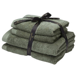 Aquanova SADA RUČNÍKŮ A OSUŠEK, tmavě zelená