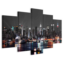 artgeist MALBA NA PLÁTNĚ, města, architektura, 100/50/1,2 cm