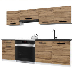 B BELINI GROUP KUCHYŇSKÁ LINKA Italia 1 180 cm, s pracovními deskami, Zlatohnědá