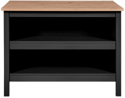 Barový pult silpa - černá/dub artisan