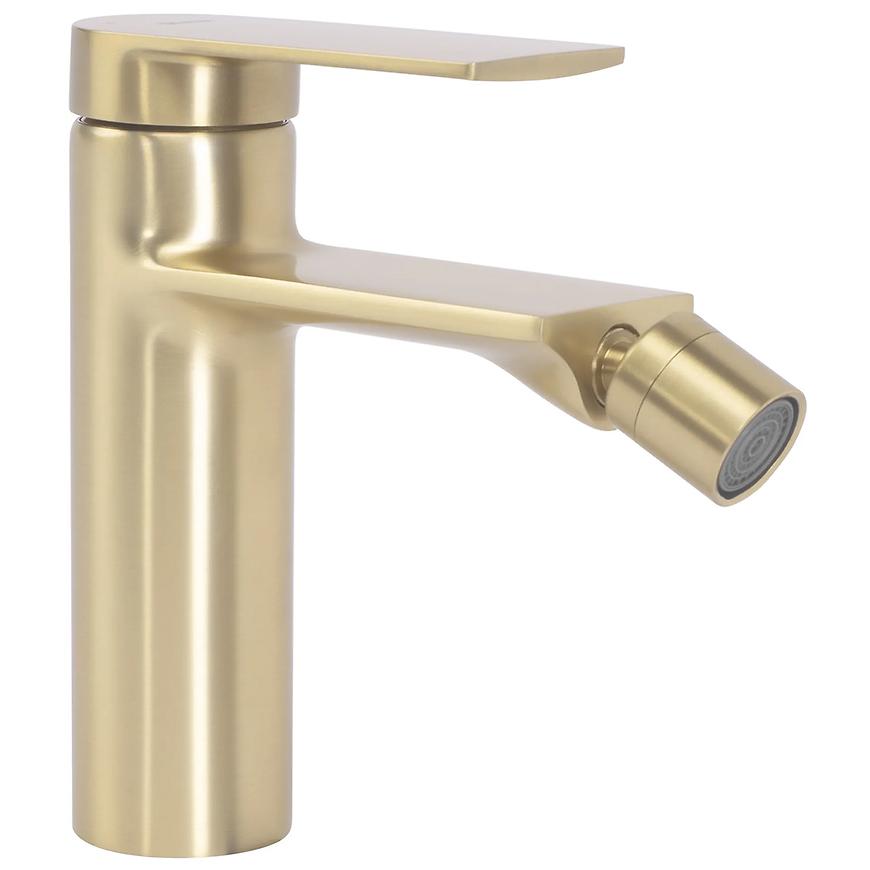 Baterie bidetová Rea Storm zlatá kartáčovaná