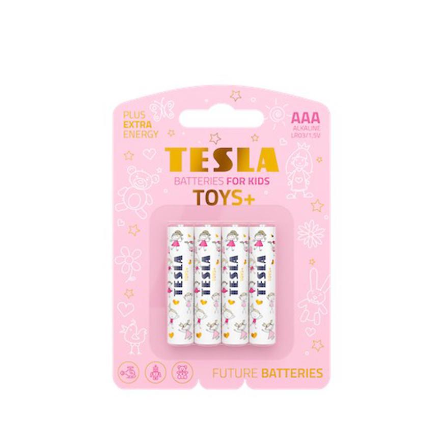 Baterie Tesla AAA Toys Girl LR03 4 ks