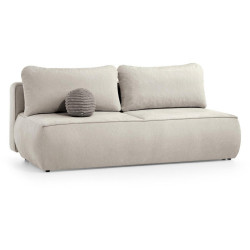 Beautysofa ROZKLÁDACÍ POHOVKA Darling, 2místná s úložným prostorem, cappuccino
