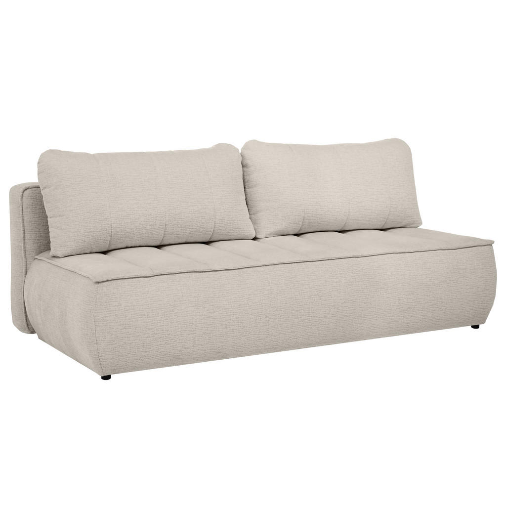 Beautysofa ROZKLÁDACÍ POHOVKA Doris s funkcí spaní a úložným prostorem, systém DL, béžová