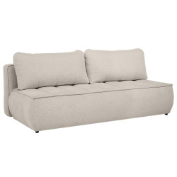 Beautysofa ROZKLÁDACÍ POHOVKA Doris s funkcí spaní a úložným prostorem, systém DL, béžová