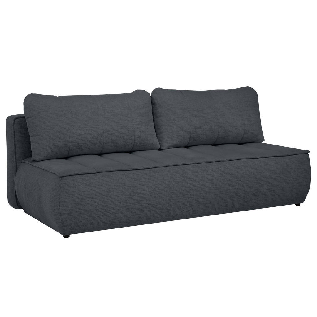 Beautysofa ROZKLÁDACÍ POHOVKA Doris s funkcí spaní a úložným prostorem, systém DL, černá