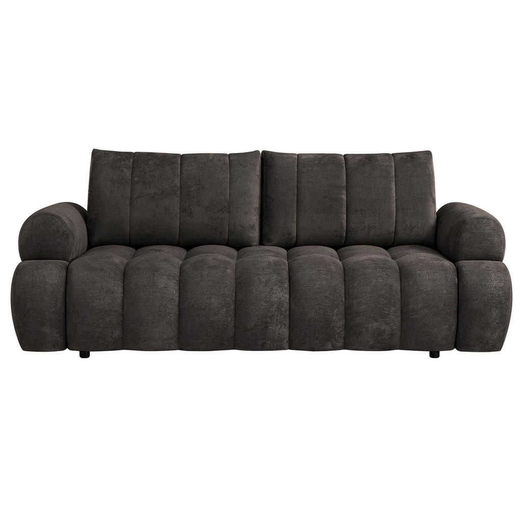 Beautysofa ROZKLÁDACÍ POHOVKA Mavi, 3místná s funkcí spaní, ložná plocha 195x145 cm, hnědá