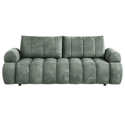 Beautysofa ROZKLÁDACÍ POHOVKA Mavi, 3místná s funkcí spaní, ložná plocha 195x145 cm, zelená
