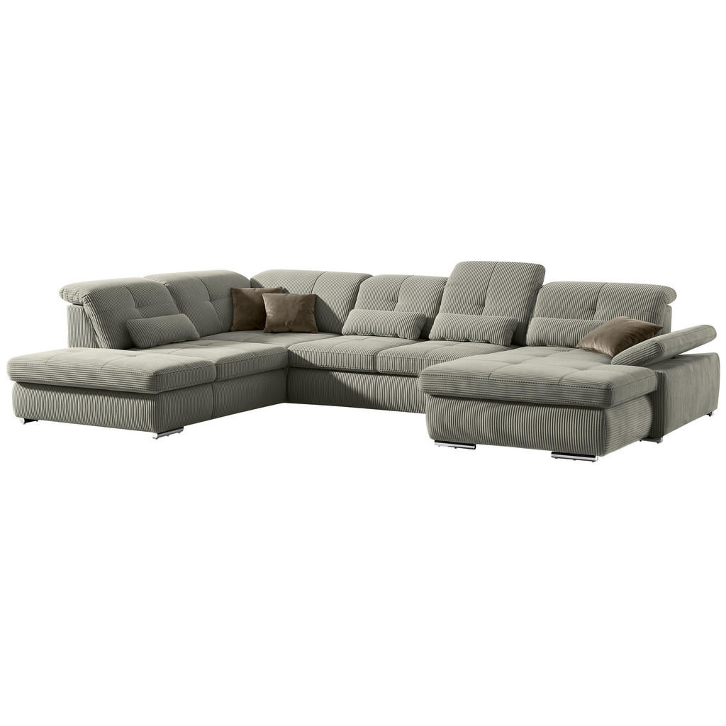 Beldomo Style SEDACÍ SOUPRAVA, textil, kompozitní dřevo, pískové barvy