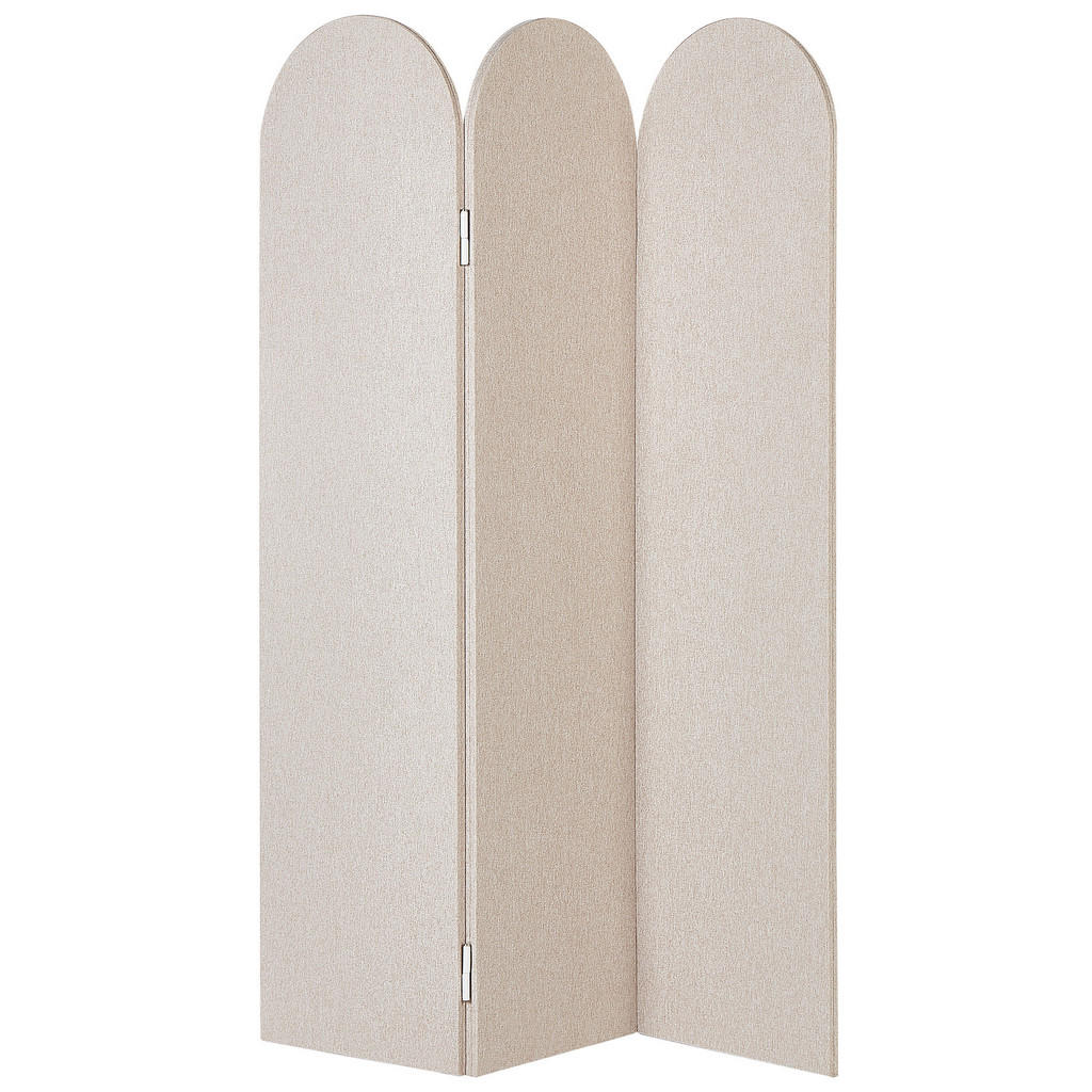 Beliani AKUSTICKÝ DĚLICÍ PANEL Béžový Slimmy