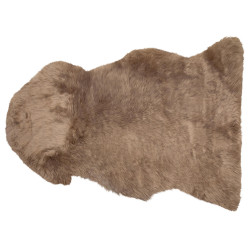 Beliani CHLUPATÁ OVČÍ KŮŽE Uluru 100/110/65 cm