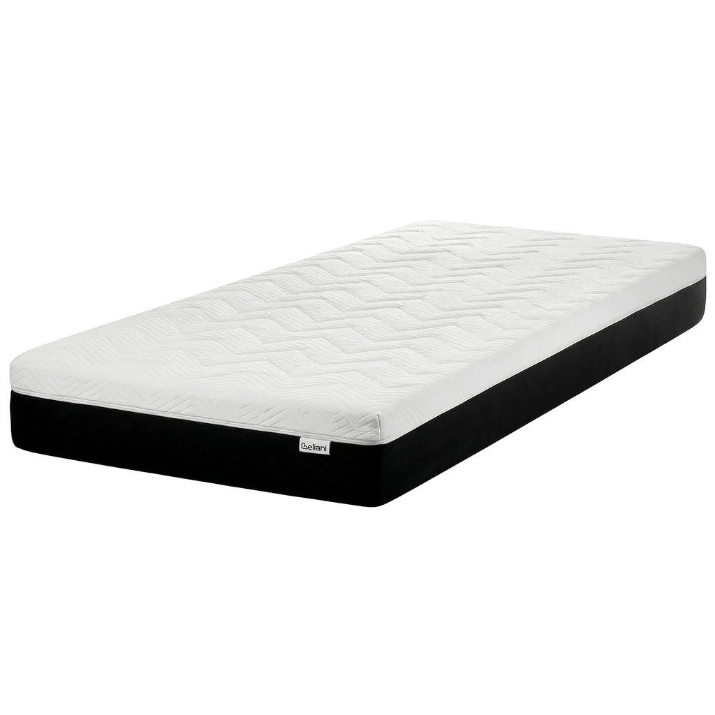 Beliani GELOVÁ matrace s paměťovou pěnou H3/4 Tuhá 90/200 cm Spongy