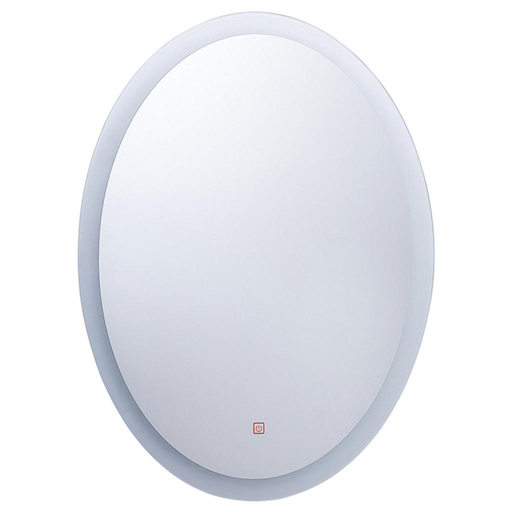 Beliani KOUPELNOVÉ ZRCADLO s LED osvětlením oválné 60/80 cm Viriat