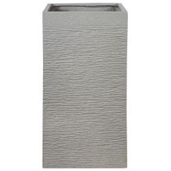 Beliani KVĚTINÁČ taupe čtvercový 40/40/77 cm Dion