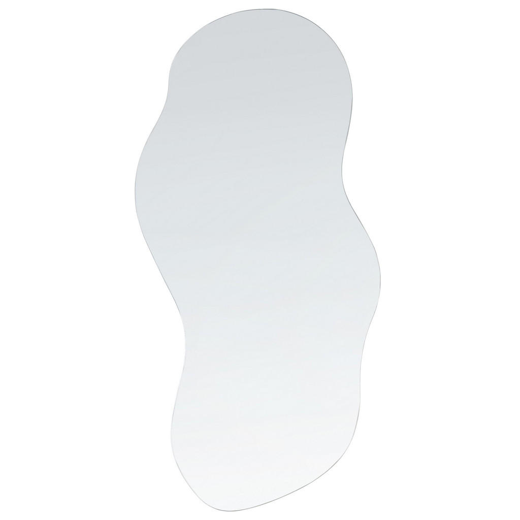Beliani NÁSTĚNNÉ ZRCADLO Stříbrné 33/80 cm Auxerre