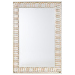 Beliani NÁSTĚNNÉ ZRCADLO zlaté obdélníkové 60/90 cm Cassis
