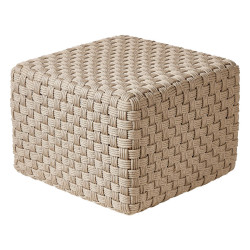 Beliani PUF Taupe Nalli
