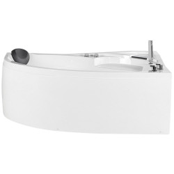 Beliani VÍŘIVÁ VANA s LED 100x150x80 cm bílá Neiva