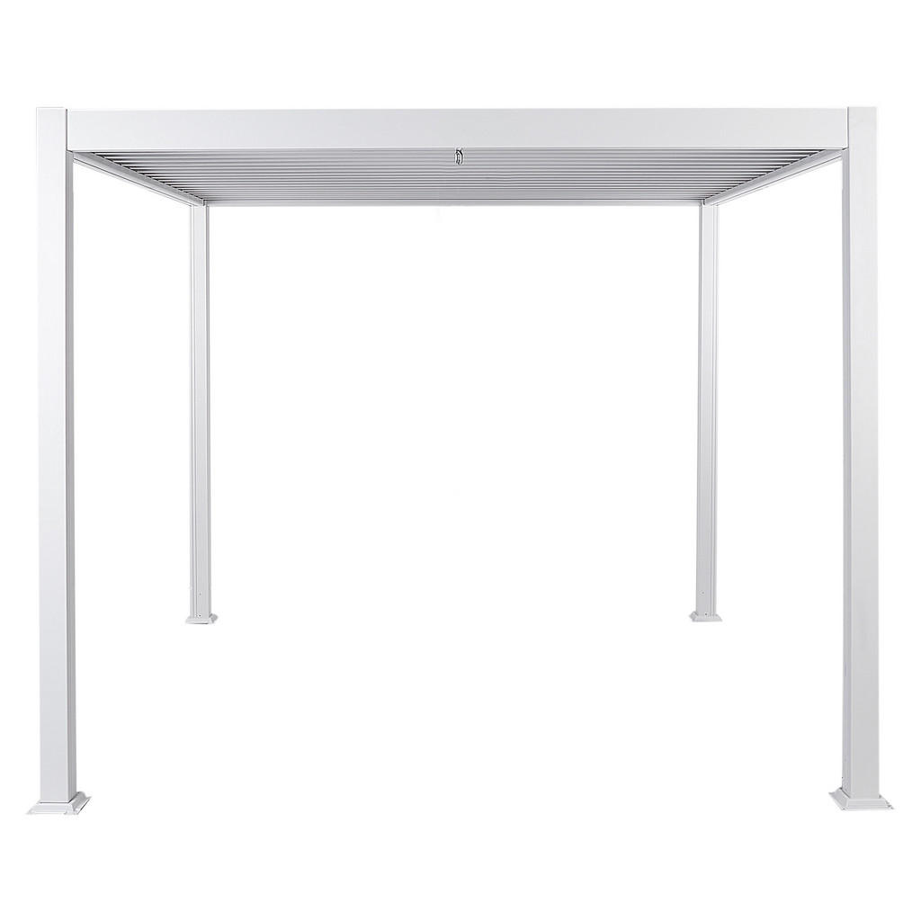 Beliani ZAHRADNÍ PERGOLA Bílá Forno II