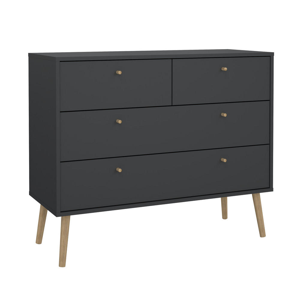 Best Price KOMODA, šedá, 98,7/81,7/39,1 cm