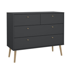 Best Price KOMODA, šedá, 98,7/81,7/39,1 cm
