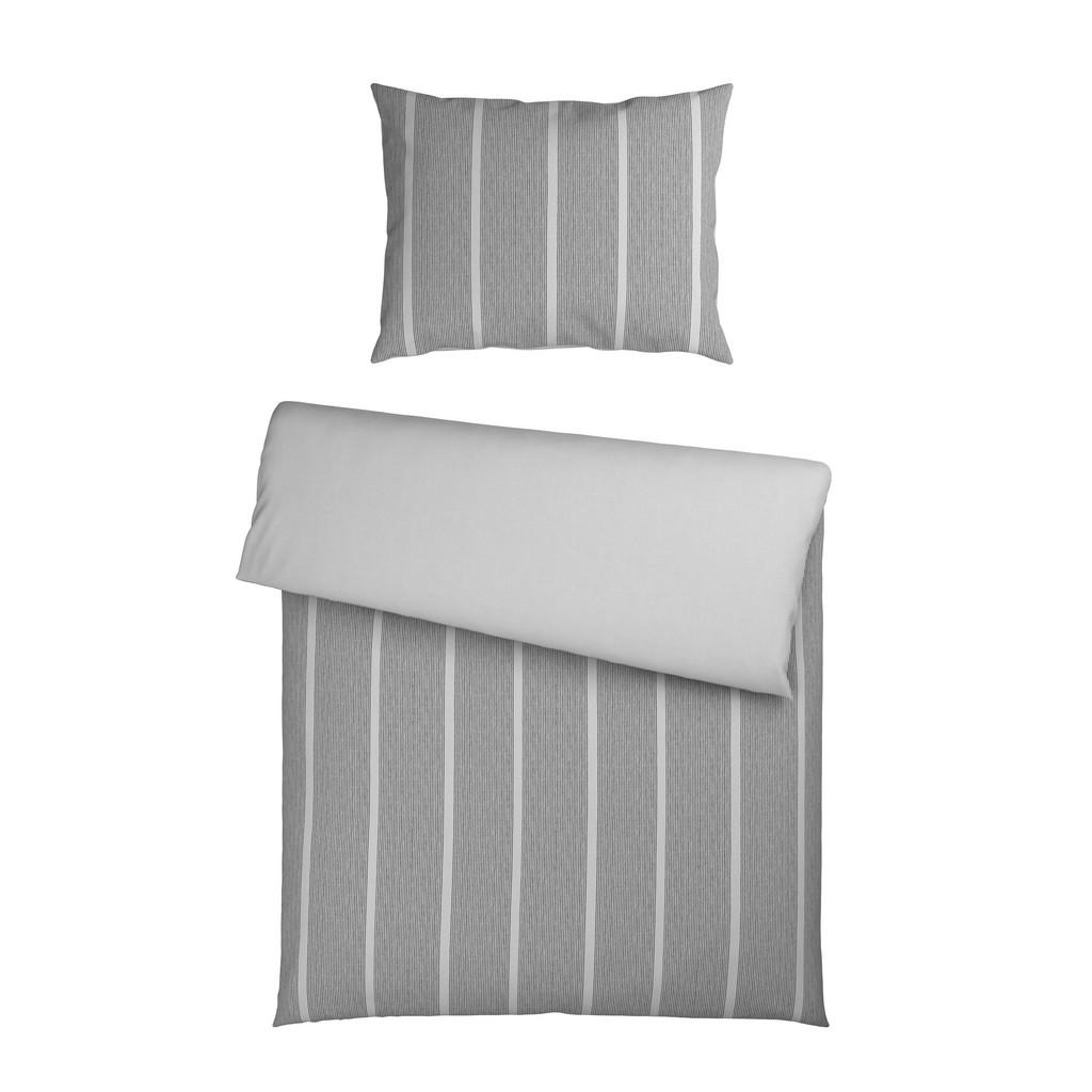 Bio:Vio OBOUSTRANNÉ POVLEČENÍ, renforcé, šedá, barvy stříbra, 140/200 cm