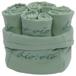 Bio:Vio SADA RUČNÍKŮ NA OBLIČEJ, 30/30 cm,