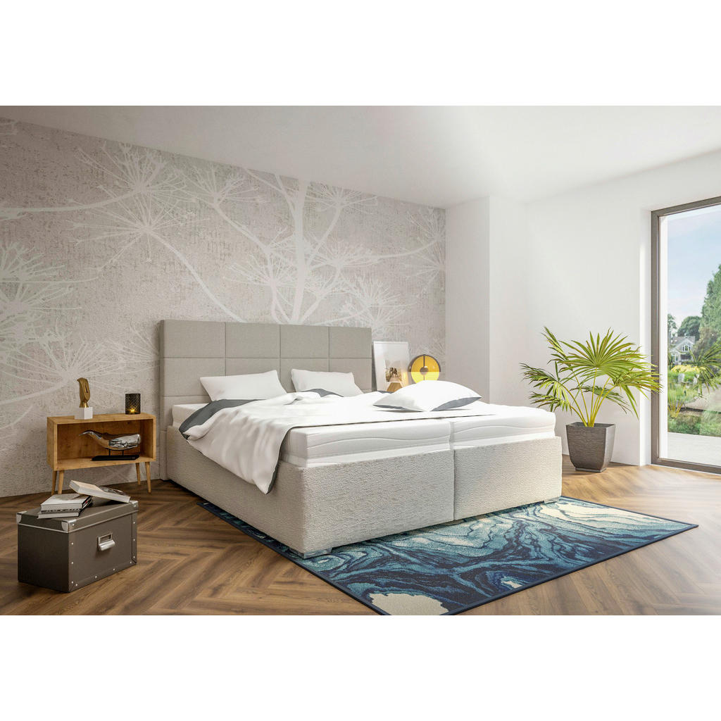 Blanar ČALOUNĚNÁ POSTEL, 180/200 cm, šedá