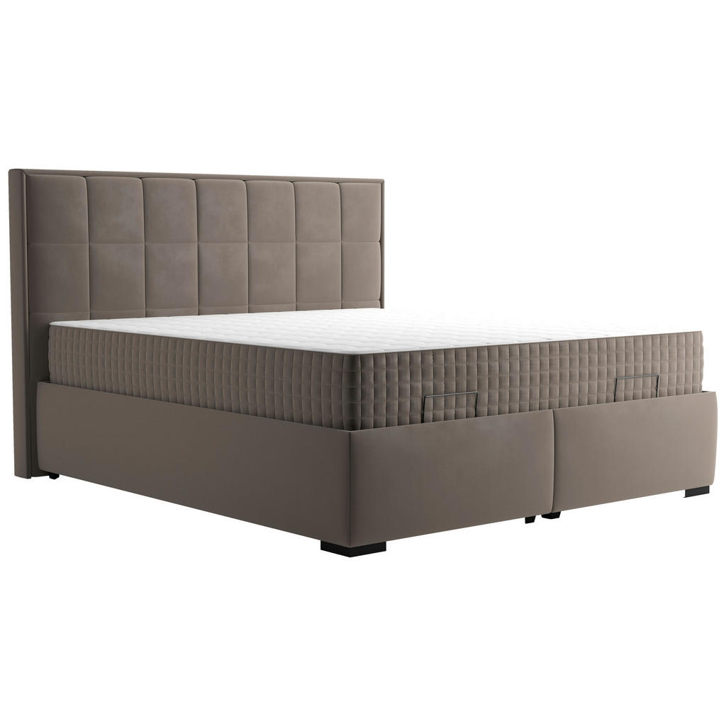 Blanar ČALOUNĚNÁ POSTEL, 180/200 cm, šedohnědá