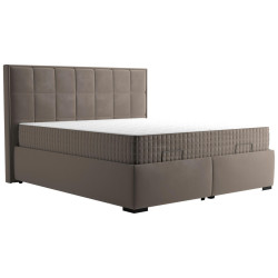 Blanar ČALOUNĚNÁ POSTEL, 180/200 cm, šedohnědá