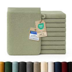 Blumtal ŽÍNKA sada 10 ks, 10x žínka 15/20 cm, světle zelená