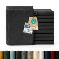 Blumtal ŽÍNKA sada 10 ks, 10x žínka 15/20 cm, tmavě šedá