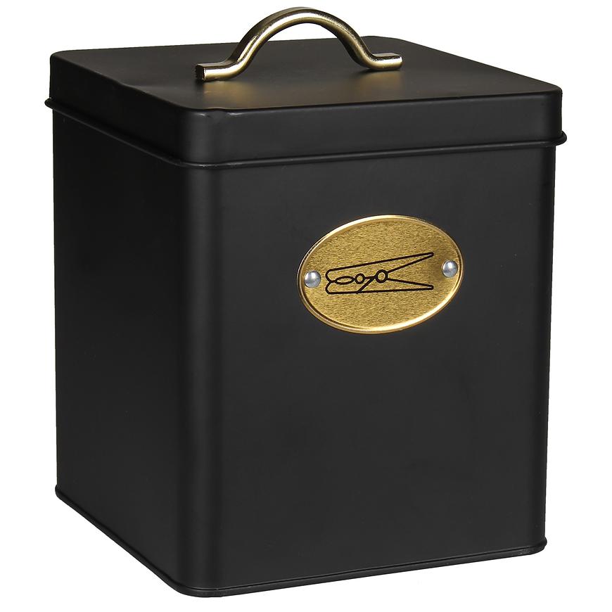 Box na kolíčky Kano 14x14x18cm černý