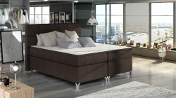 Boxspring Amadeo Rozměr: 140 x 200 cm, látka: Sawana 26, Varianta: S LED osvětlení