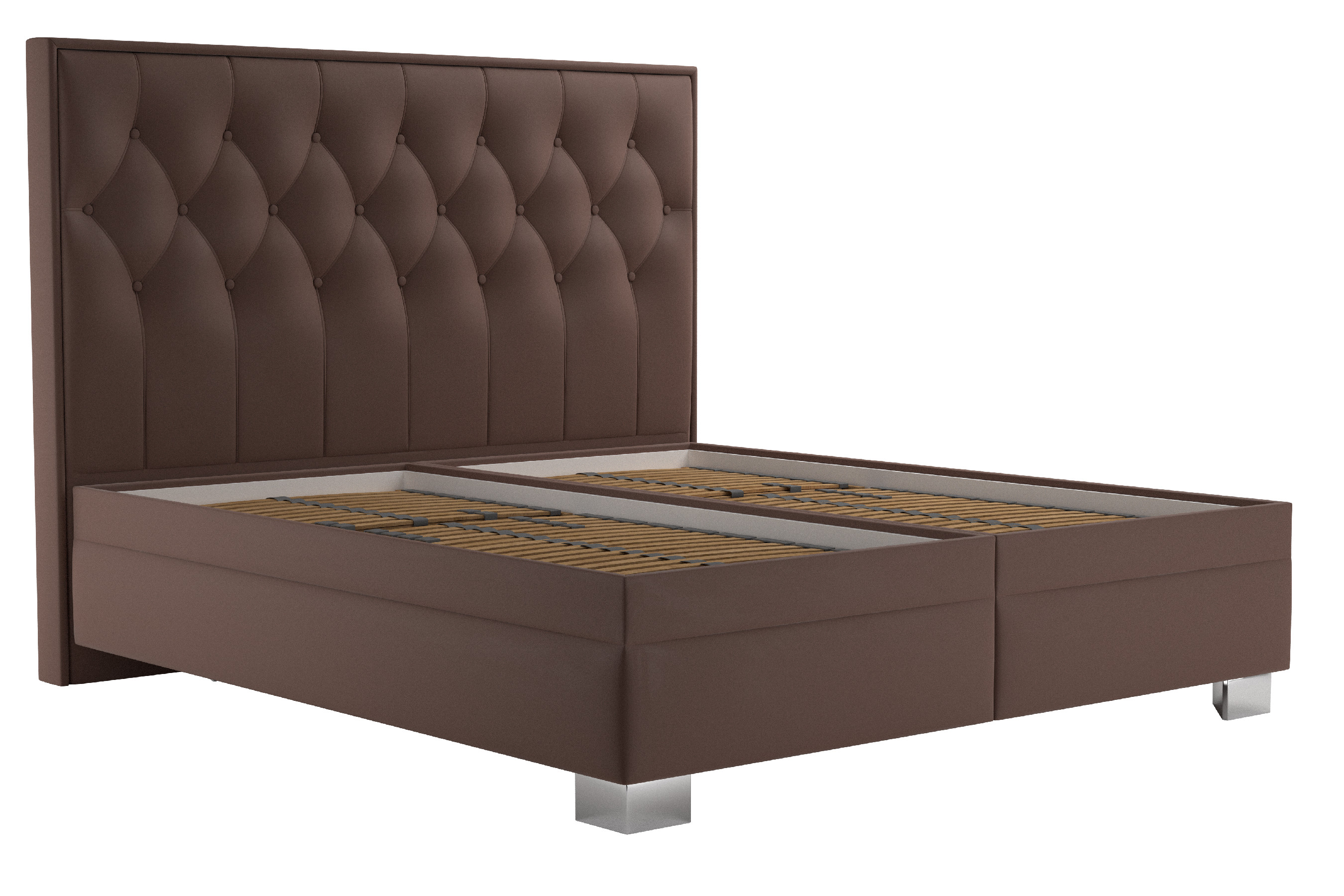 Boxspring Kerstin Matrace: Bez matrace, látka: Riviera 26