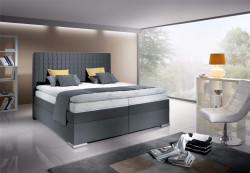 Boxspring Rialto Rozměr: 160 x 200 cm, Matrace: Bazi - tvrdost 2, Rošt: Polohovací lamelový rošt