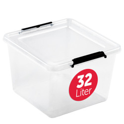 BOXXivo ÚLOŽNÝ box s víkem 32 l – sada 1 ks