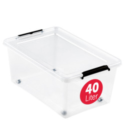 BOXXivo ÚLOŽNÝ box s víkem 40 l – sada 1 ks