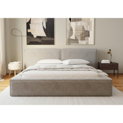 Boxxx ČALOUNĚNÁ POSTEL, 160/200 cm, světle šedá