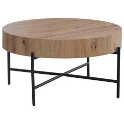 Boxxx KONFERENČNÍ STOLEK, černá, dub artisan, kov, kompozitní dřevo, 80/80/42 cm