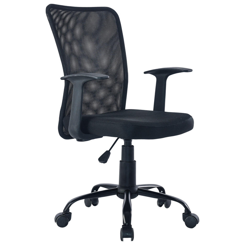 Boxxx OTOČNÁ ŽIDLE PRO MLÁDEŽ, síťovina, černá