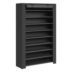 Boxxx REGÁL NA BOTY, černá, 88/160/28 cm