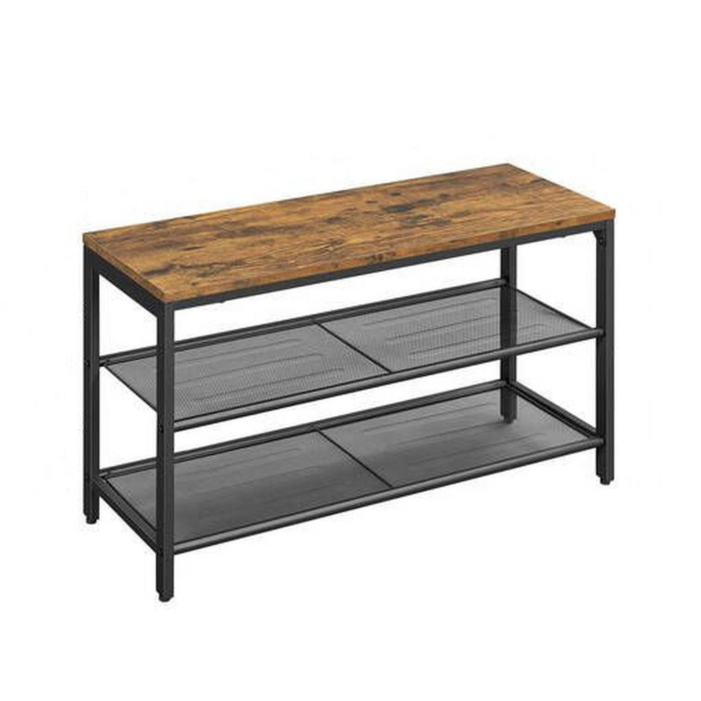 Boxxx REGÁL NA BOTY, hnědá, černá, 80/44,5/30 cm