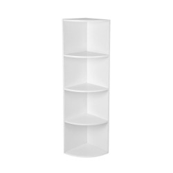 Boxxx ROHOVÝ REGÁL, bílá, 30/129,5/30 cm