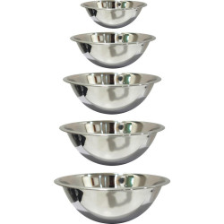 Boxxx SADA MISEK, kov, 5dílné