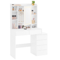 Boxxx TOALETNÍ STOLEK, bílá, 97,5/40/145 cm