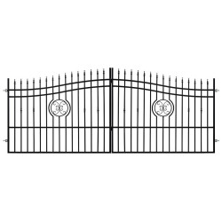 BRÁNA DVOUKŘÍDLÁ AGAT 140-160 X 400 CM