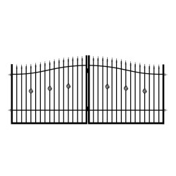 BRÁNA DVOUKŘÍDLÁ MARIKA 130-150 X 350 CM